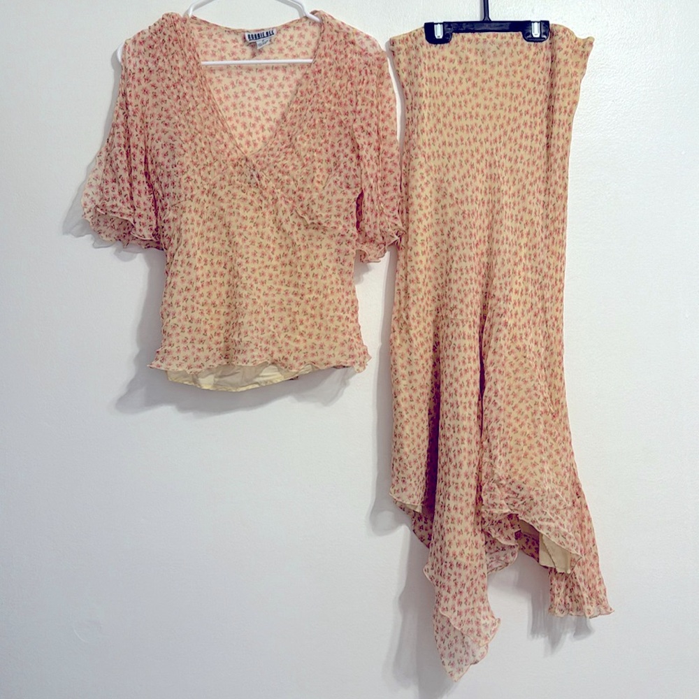 Robbie Bee shirt and skirt size 10 used